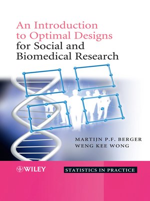 cover image of An Introduction to Optimal Designs for Social and Biomedical Research
